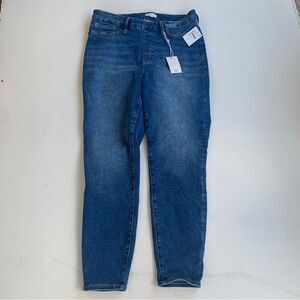 Good American Women 5/2XL Blue Jeans Stretch Skinny Indigo High Rise GLV478T NWT